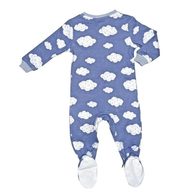 ZippyJamz有機棉寶寶拉鍊連身服 睡睡雲朵